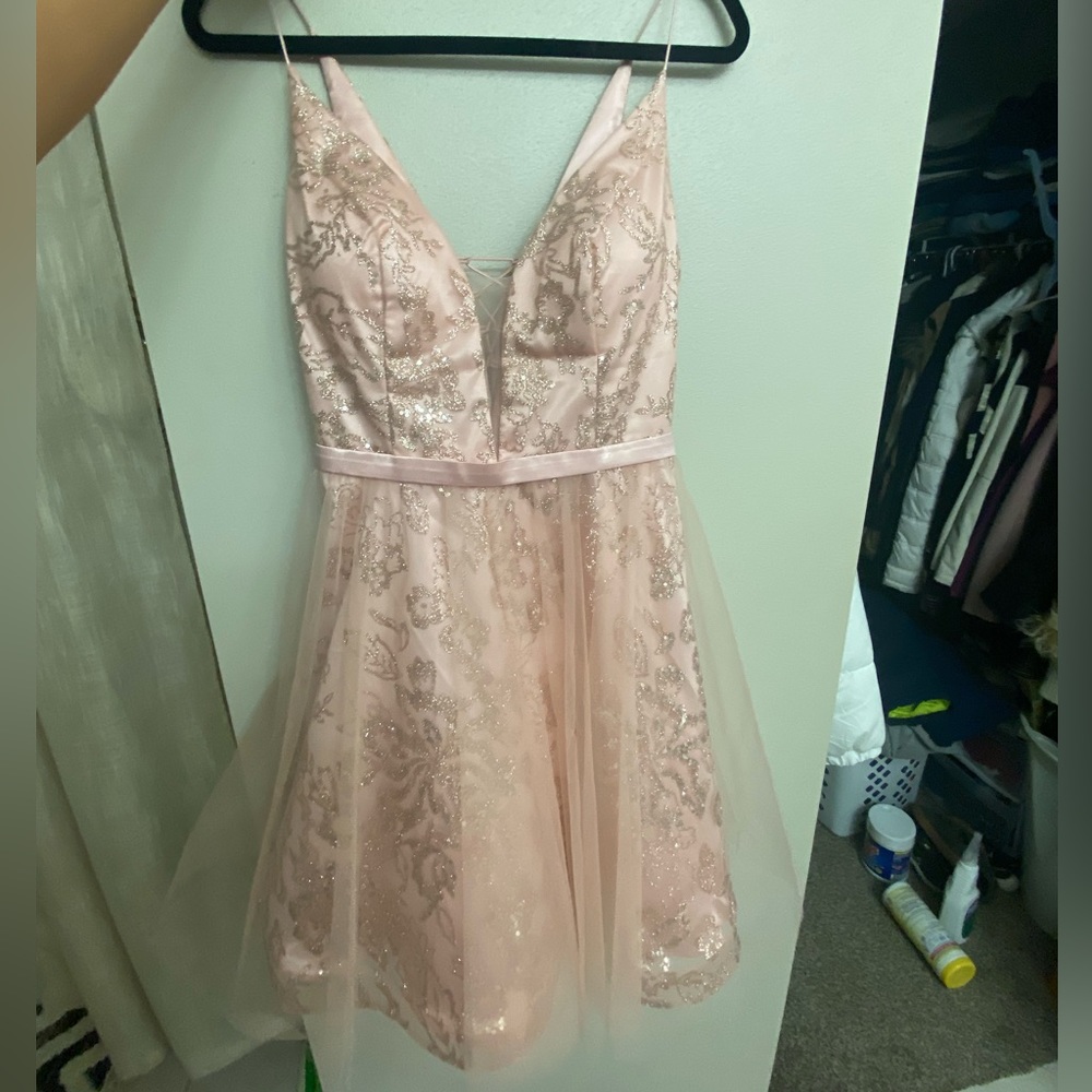 Pink short dress Cindy Collection USA